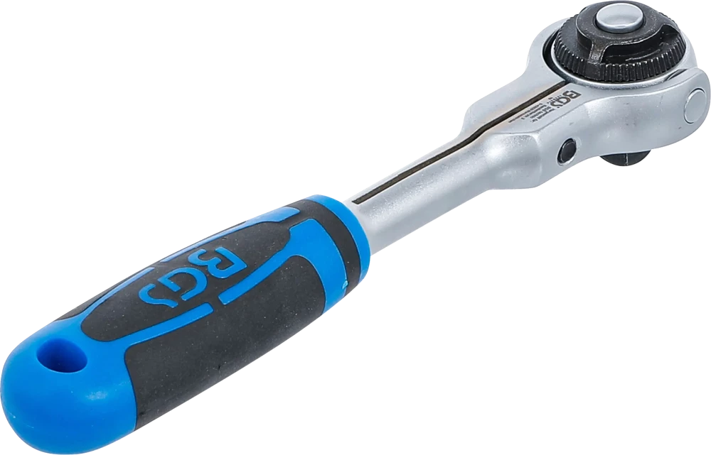 Roquete reversível com cabeça esférica | Saída de quadrado interno 10 mm (3/8")