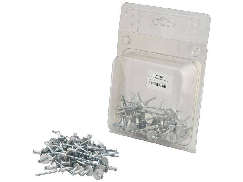 Agripak 50 un. Rebites POP 4.8 x 10mm (S.11463)