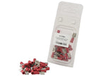 Agripak 25 un. Terminal 6.3mm, Vermelho (S.11564)