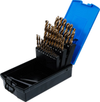 Conjunto de brocas helicoidais | HSS-G M35 aço cobalto | 1 - 13 mm | 25 peças