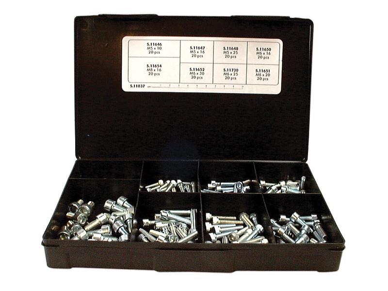 Cap Head Socket Screw, Tamanho da rosca: M5 - M8x10 - 30mm (DIN 912) (S.11837)