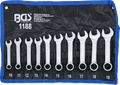 Conjunto de Chaves Combinadas Extra Curtas 10-19 mm | 10 Peças