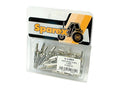 Agripak 25 un. Garra crocodilo - 5.0 Amps (S.11884)