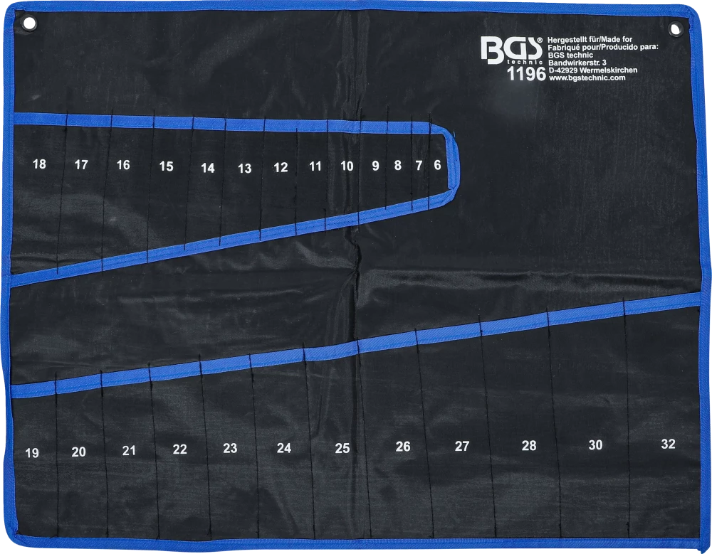 Bolsa vazia de Tetron para BGS 1196