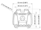 ROKK™ Mini montagem em suprificie (S.119754)