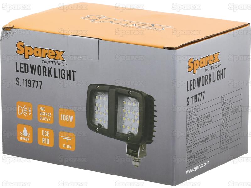 Farol de trabalho LED, 5420 Lumens, 10-30V (S.119777)