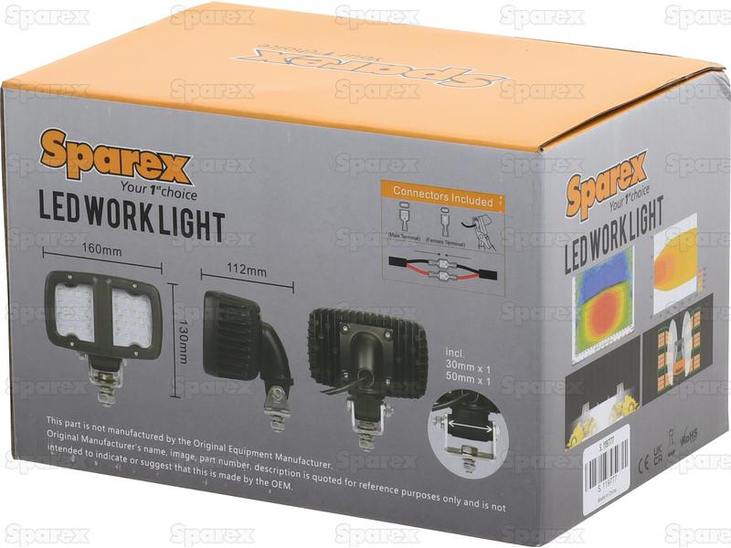 Farol de trabalho LED, 5420 Lumens, 10-30V (S.119777)