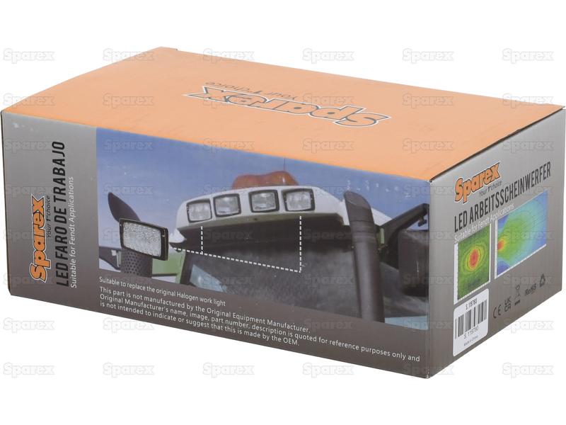 Farol de trabalho LED, 5700 Lumens, 10-30V (S.119780)