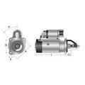 Motor de Arranque - 12V, 3.6 Quilowatts (Mahle)