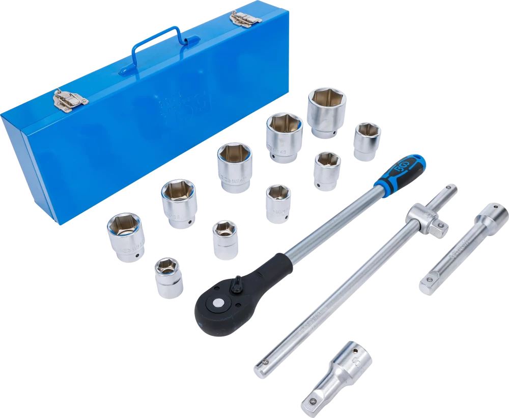 Conjunto de Chaves de Caixa Sextavadas 3/4" | 14 Peças