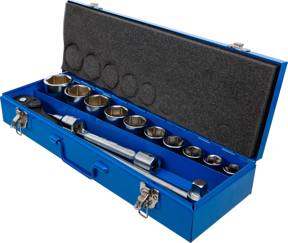 Conjunto de Chaves de Caixa Sextavadas 3/4" | 14 Peças