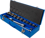 Conjunto de Chaves de Caixa Sextavadas 3/4" | 14 Peças