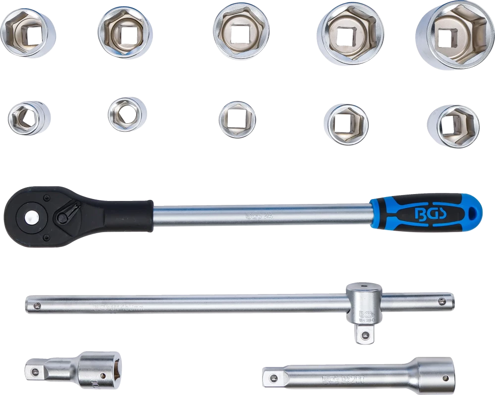 Conjunto de Chaves de Caixa Sextavadas 3/4" | 14 Peças
