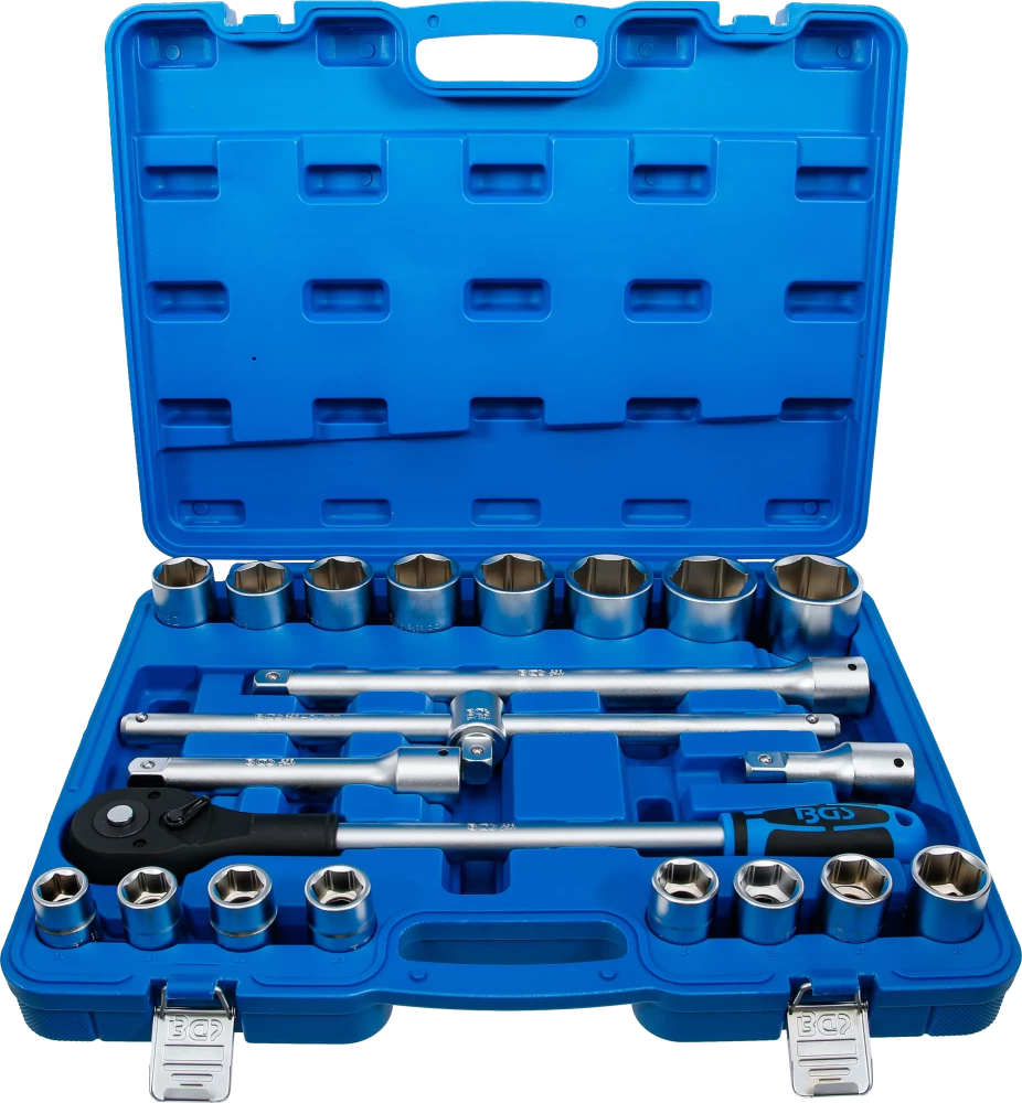 Conjunto de Chaves de Caixa Sextavadas Pro Torque 3/4" | 21 Peças