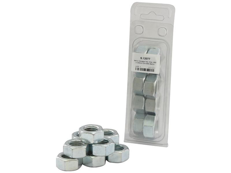 Agripak 10 un. Porca sextavada Mt M20x2.50mm (S.12077)