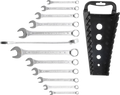 Conjunto de Chaves Combinadas 6-22 mm | 12 Peças | Suporte Parede