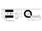 Abracadeira, ID: Ø19mm (S.12151)