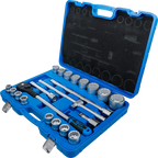 Conjunto de Chaves de Caixa Bihexagonais 3/4" | 21 Peças