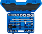 Conjunto de Chaves de Caixa Bihexagonais 3/4" | 21 Peças