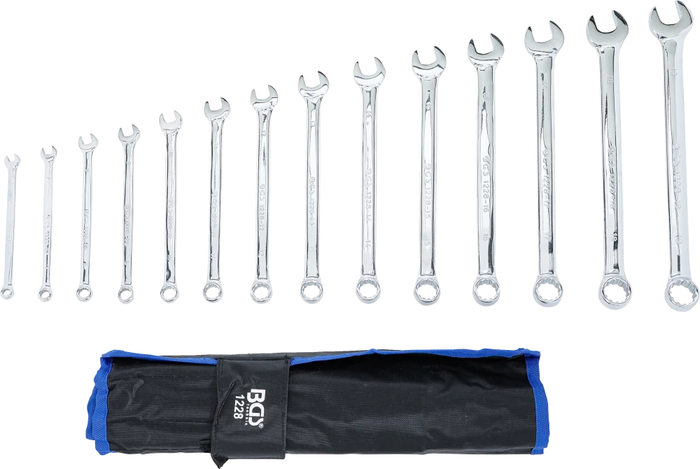 Conjunto de Chaves Combinadas Extra Longas 6-19 mm | 14 Peças