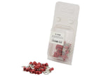 Agripak 25 un. Terminal, 6.4mm, Vermelho (S.12405)