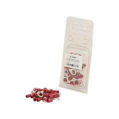 Agripak 25 un. Terminal, 8.4mm, Vermelho