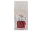 Agripak 25 un. Term. linha pré-isolado 4.0mm Vermelho (S.12415)