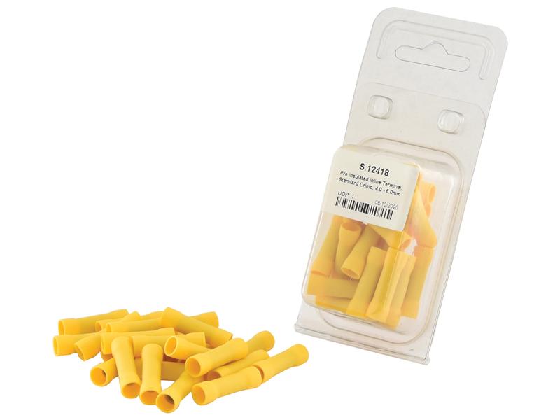 Agripak 25 un. Term. linha pré-isolado 5.0mm Amarela (S.12418)