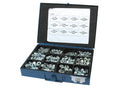 Kit porcas metrico, Tamanho da rosca: M6 - M16x1.00 - 2.00mm (DIN 934/985) Metric Coarse (S.12752)