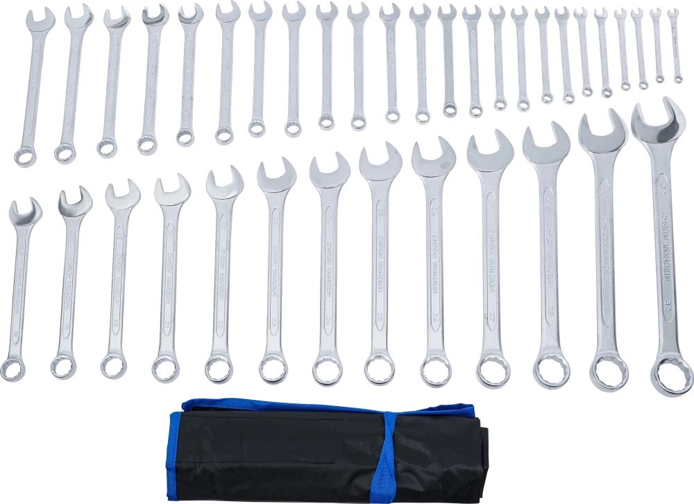 Conjunto de Chaves Combinadas 6-32 mm | 37 Peças | Bolsa Tetron