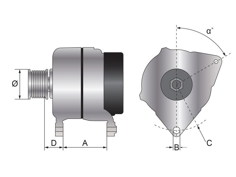 Alternador (Mahle) - 14V, 120 Amps (S.127847)