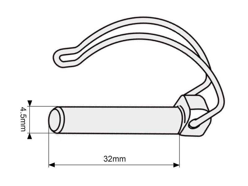 Cavilha Ø4.5mm x 32mm (S.12793)