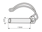 Cavilha Ø8mm x 45mm (S.12796)
