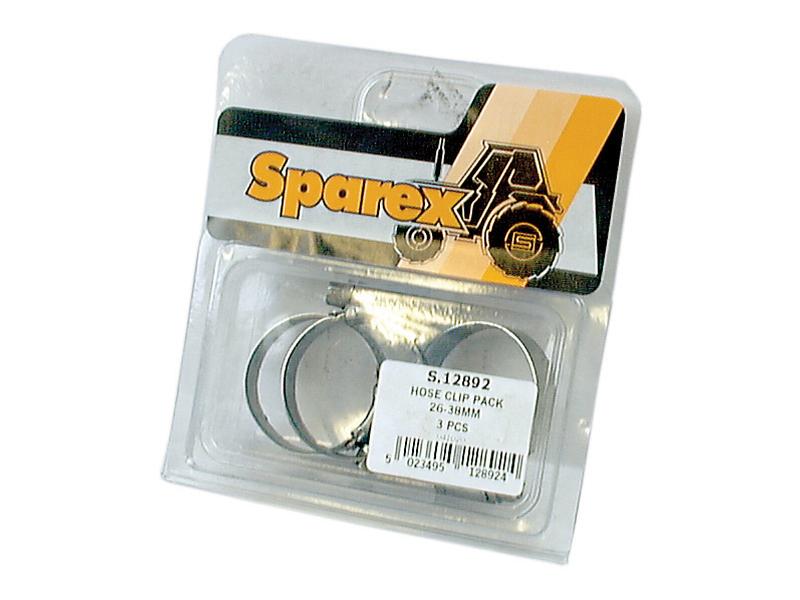 Agripak 3 un. Abraçadeira 26-38mm (S.12892)