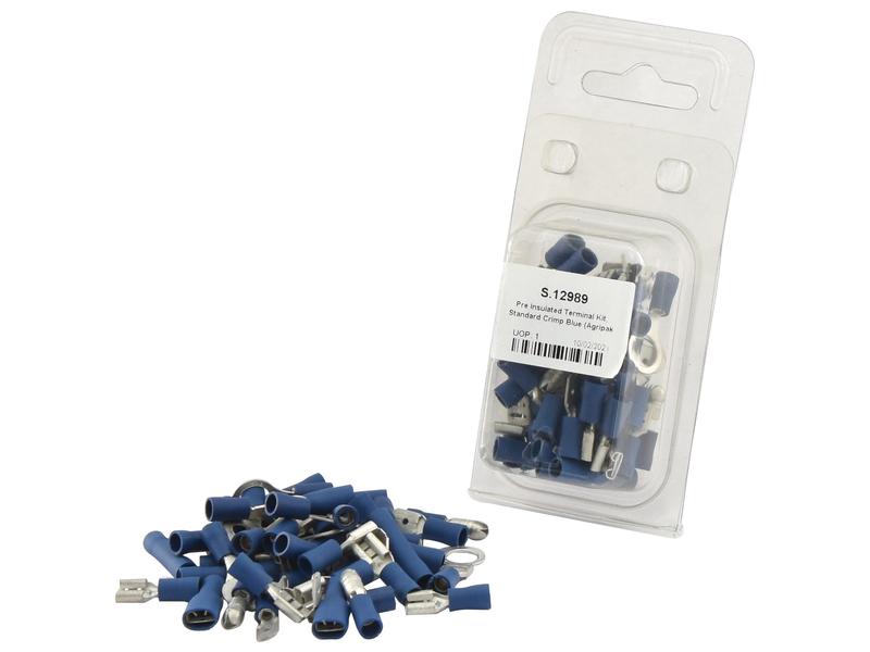 Agripak 50 un. Kit Terminais Azul (S.12989)