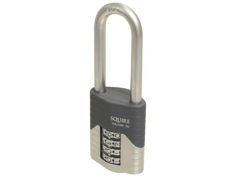 Squire 50/2.5 COMBI Vulcan Combination Padlock, Largura da estrutura em: 50mm (Classificação de segurança: 5) (S.129900)