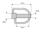 Cavilha estabilizador Ø16mm x 70mm (S.13255)