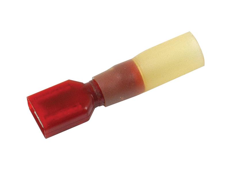 Terminal fêmea termo retráctil - Vermelho (S.13407)