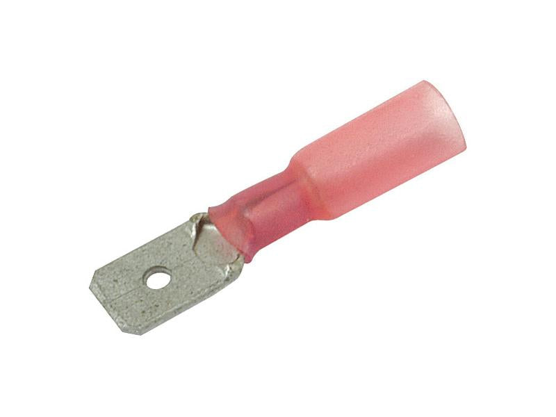 Terminal macho termo retractil Vermelho (S.13409)