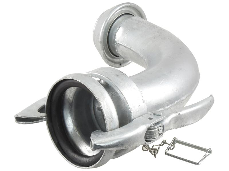 Acoplamento 90° Macho-Fêmea - 6'' (159mm) (galvanizado) (S.136630)