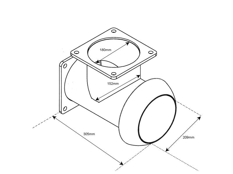 Acoplamento 6'' (159mm) (galvanizado) (S.136643)