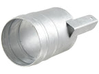 Acoplamento com maçaneta - Macho 6'' (150mm) x6'' (150mm) (galvanizado) (S.136704)