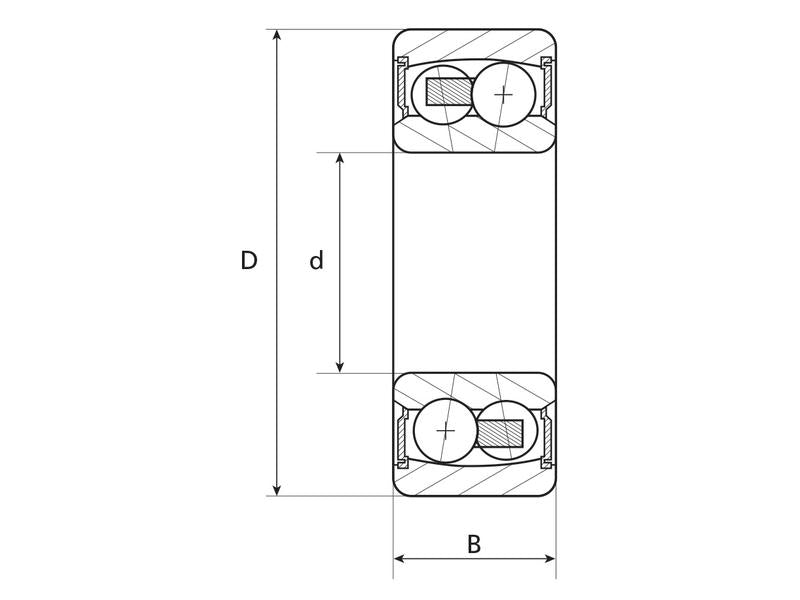 NTN SNR Rolamento auto alinhamento (2309S) (S.138171)