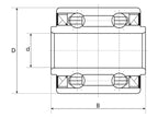 Sparex Rolamento (DAC1640442RSLCS16) (S.138331)