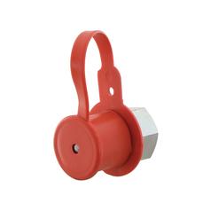 Tampa 1/2'' Vermelho para valvula macho