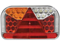 LED Farolim, Funções: 7, Travão / Traseiro / Pisca / Nevoeiro / marcha atrás / Chapa de matricula / Reflector, Esq., 12-36V (S.143044)