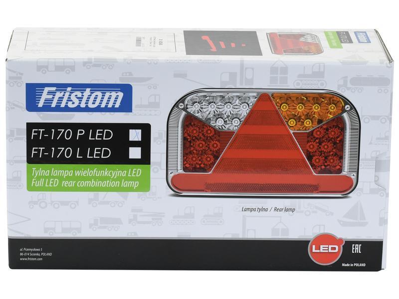 LED Farolim, Funções: 7, Travão / Traseiro / Pisca / Nevoeiro / marcha atrás / Chapa de matricula / Reflector, Dt., 12-36V (S.143045)