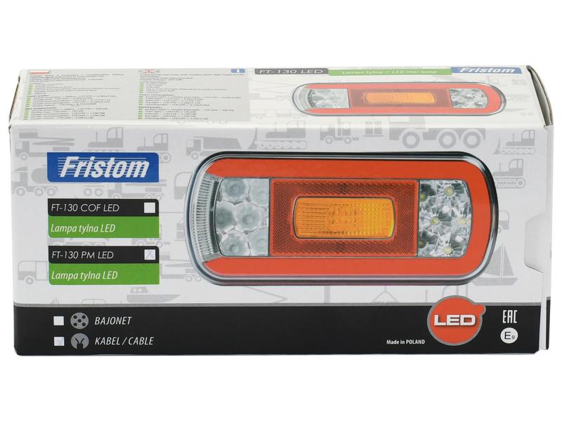 LED Farolim, Funções: 6, Travão / Traseiro / Pisca / Nevoeiro / Chapa de matricula / Reflector, Esq./Dt., 12-24V (S.143046)