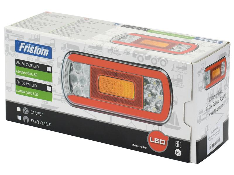 LED Farolim, Funções: 6, Travão / Traseiro / Pisca / Nevoeiro / Chapa de matricula / Reflector, Esq./Dt., 12-24V (S.143047)