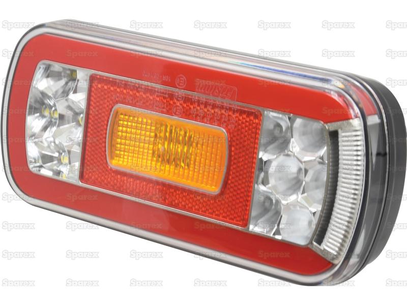 LED Farolim, Funções: 6, Travão / Traseiro / Pisca / Nevoeiro / Chapa de matricula / Reflector, Esq./Dt., 12-24V (S.143047)